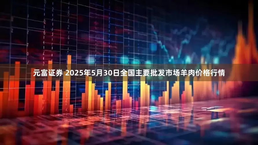 元富证券 2025年5月30日全国主要批发市场羊肉价格行情
